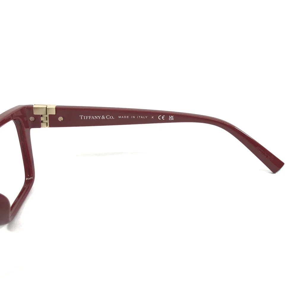Tiffany & Co. Eyeglasses Frames TF2232-U 8366 Fired Brick Gold Logos 53-16-140